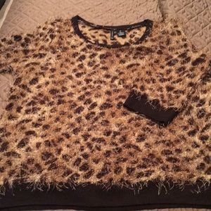New Directions Leopard Print Top
